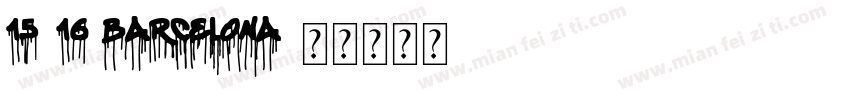 15-16 Barcelona字体转换